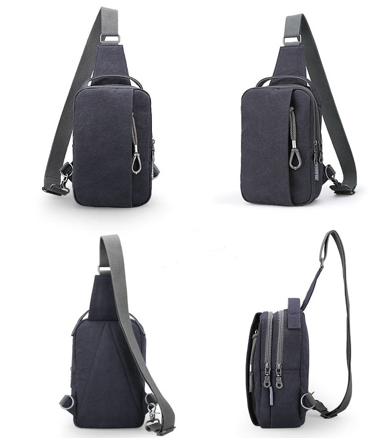 Sarah Express Canvas Crossbody Bag with Adjustable Strap
