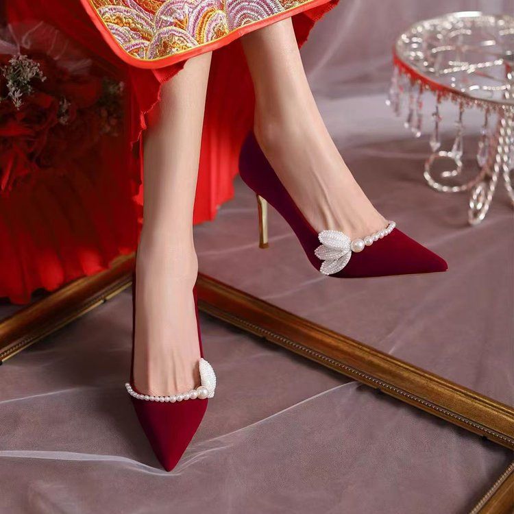 Sarah Express Mary Jane Stiletto Heels Crossover Strap