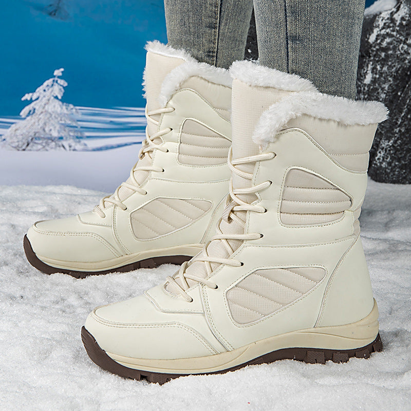 Sarah Express Women's High-Top Fleece-Lined Winter Snow Boots
