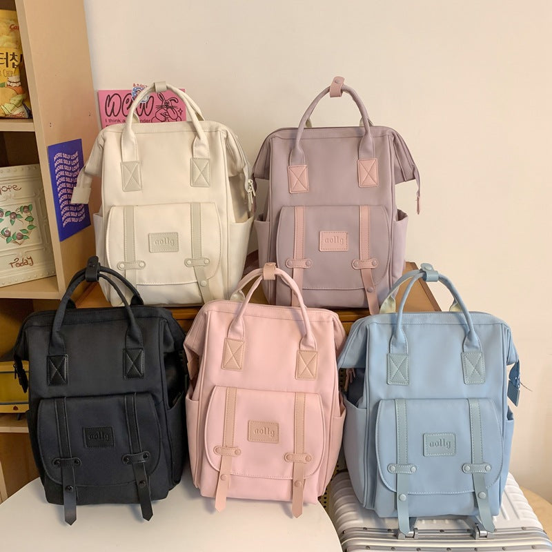 Sarah Express Large Water Resistant Nylon Travel Backpack