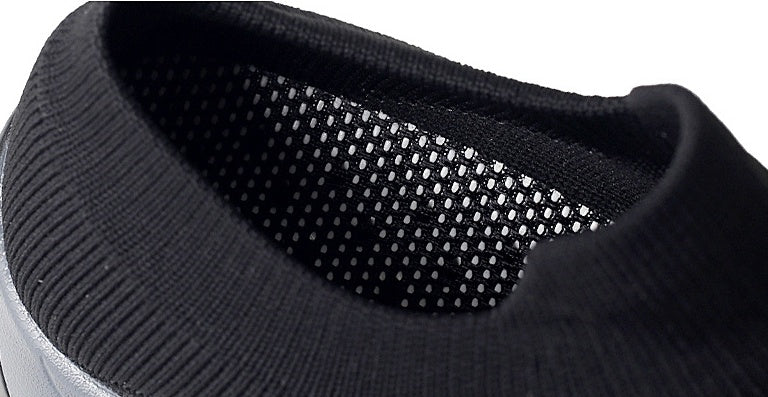 Sarah Express Flyknit Rocker Sole Walking Sneakers