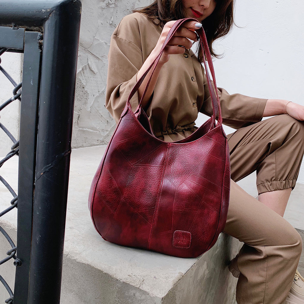 Sarah Express Vintage Large Capacity Shoulder Tote Bag