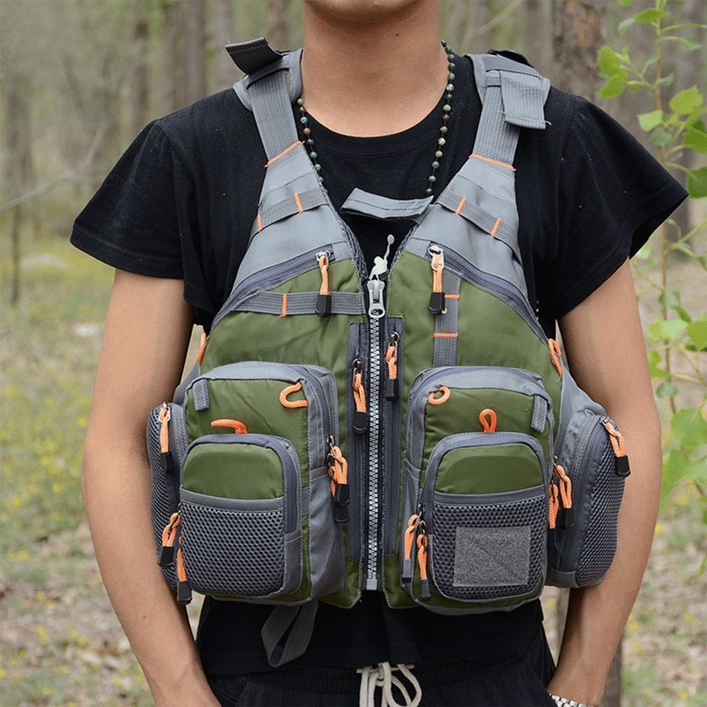 Sarah Express Breathable Multi-Pocket Fishing Life Vest