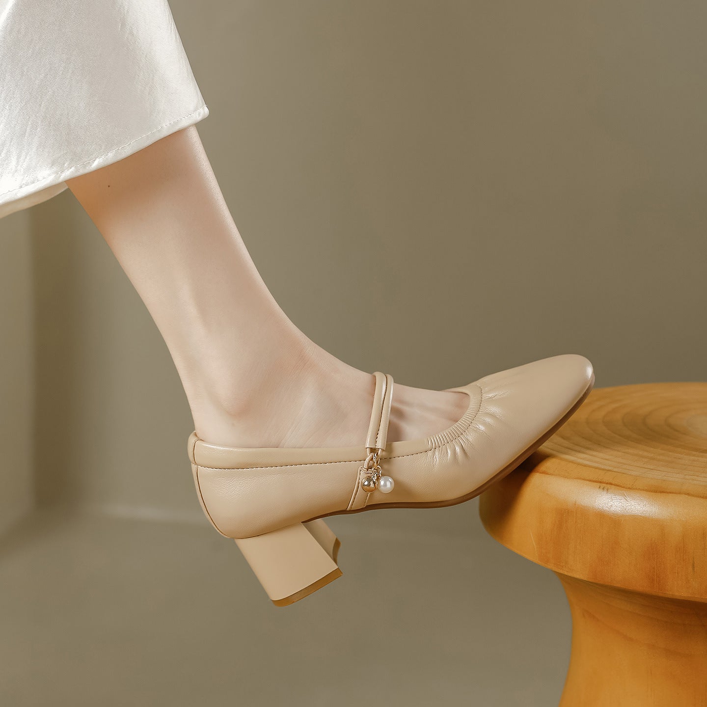 Sarah Express Chunky Heel Mary Jane Pumps