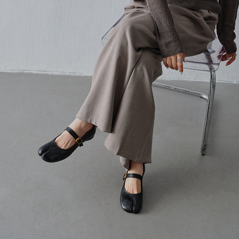 Sarah Express Split-Toe Tabi Mary Jane Flats
