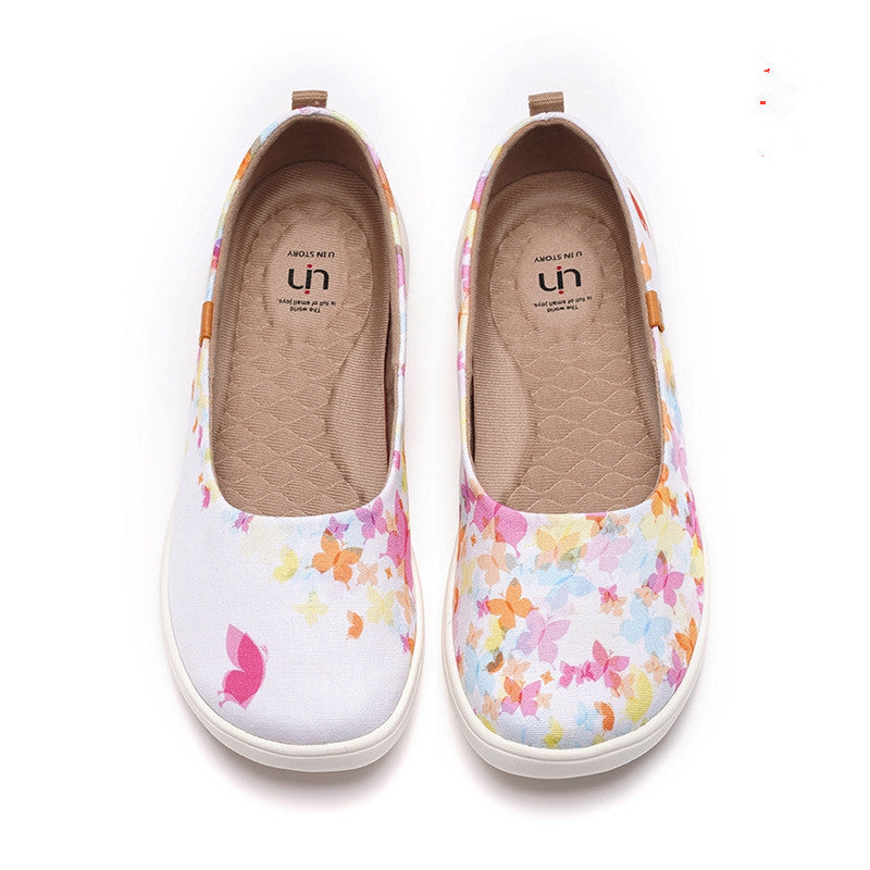 Sarah Express Women's Casual Canvas Slip-On Sneakers