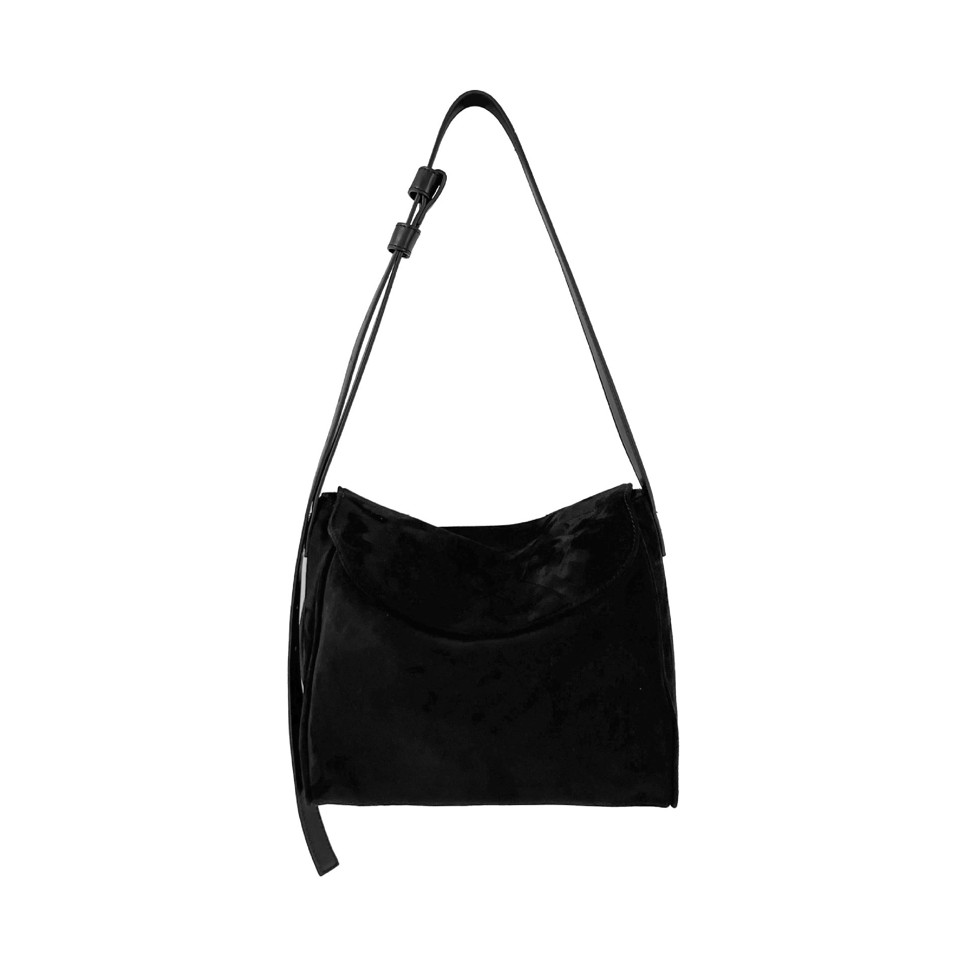 Sarah Express Retro Suede Mini Square Crossbody Bag