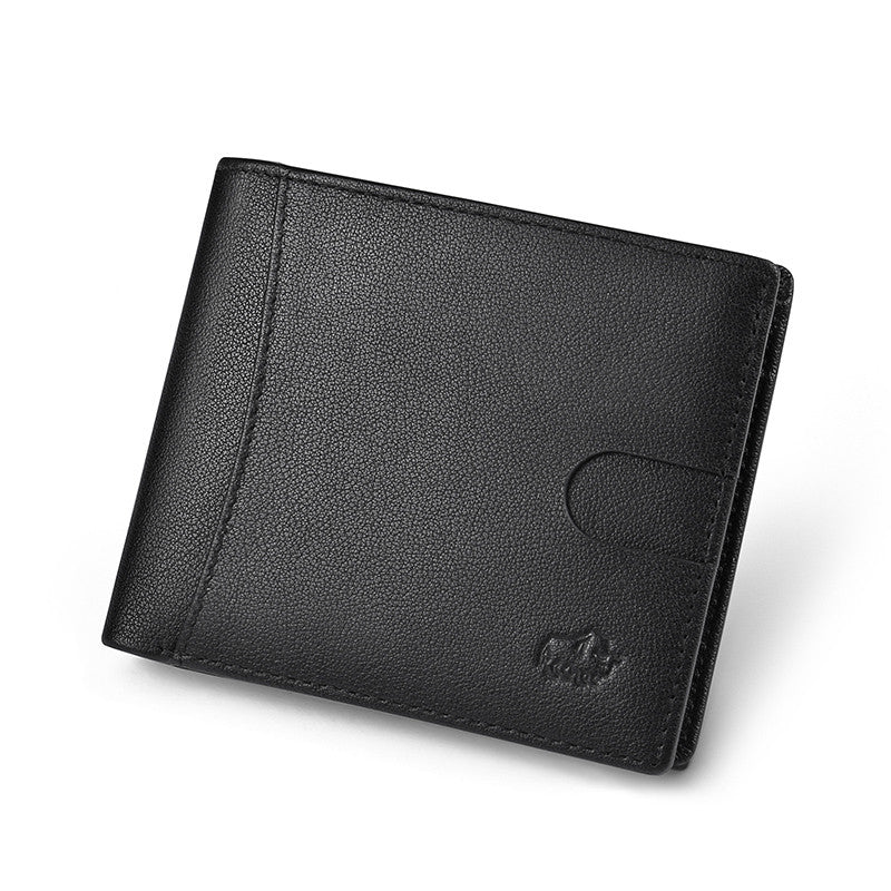 Sarah Express Bison Denim Men's Vertical Short Wallet