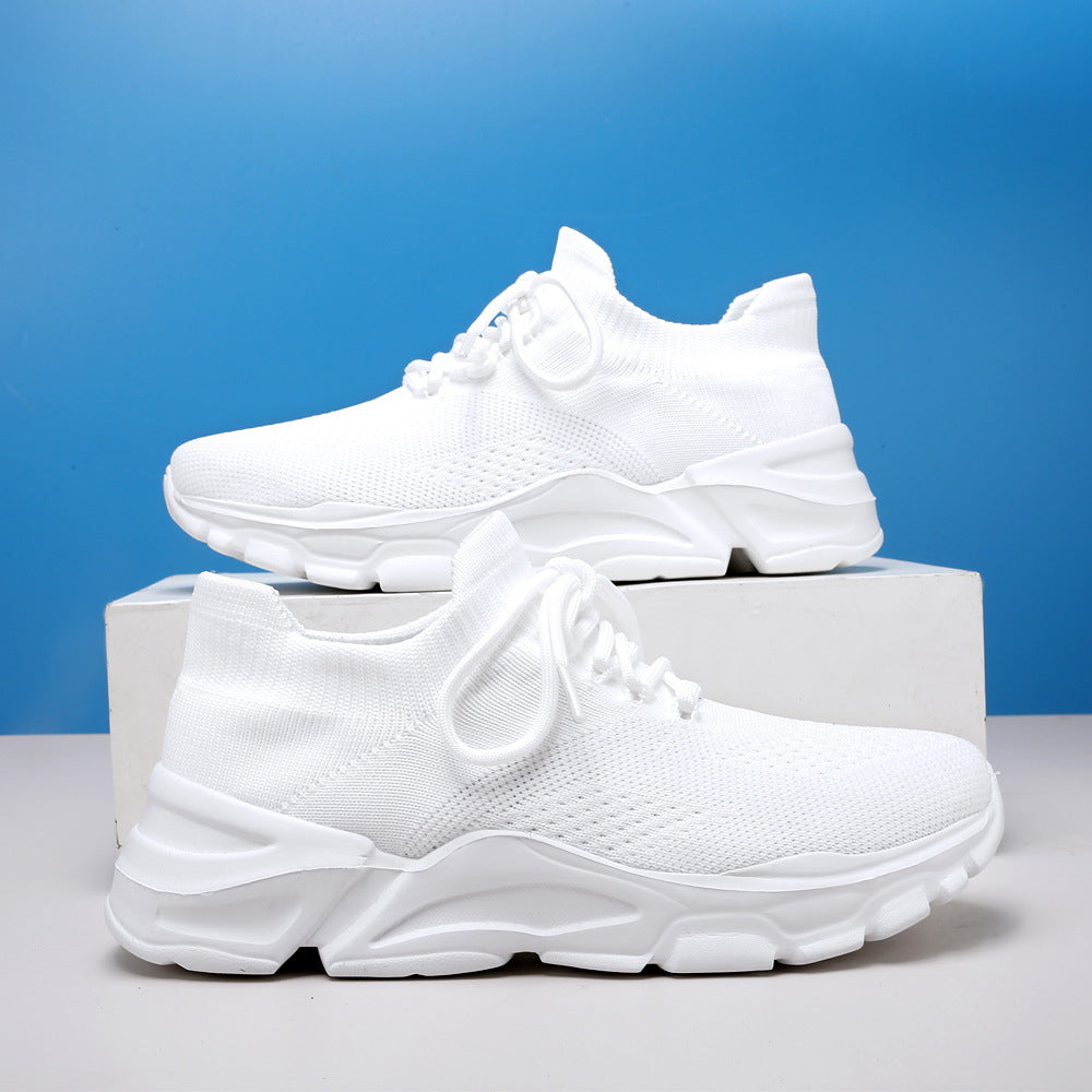 Sarah Express Breathable Lightweight Knit Lace-Up Sneakers