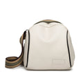 Sarah Express Small Cowhide Square Crossbody Handbag White