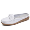 Sarah Express Women's Hollow Out Breathable Slip-On Sandals White