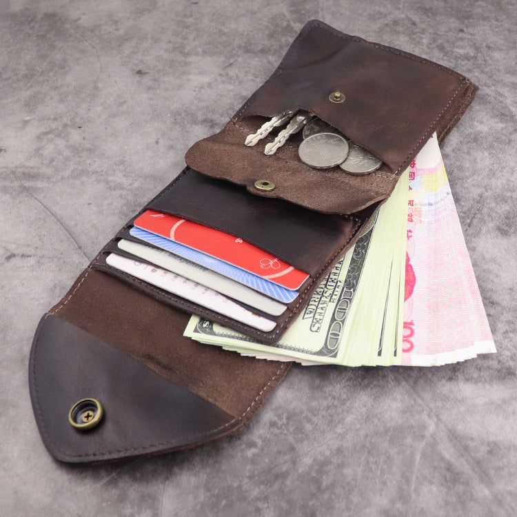 Sarah Express Genuine Leather Multi-Functional Coin Purse Wallet
