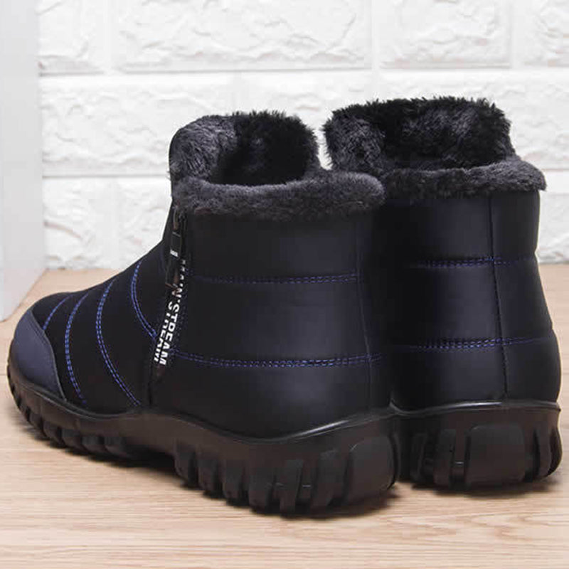 Sarah Express Men's Waterproof Winter Zipper Boots