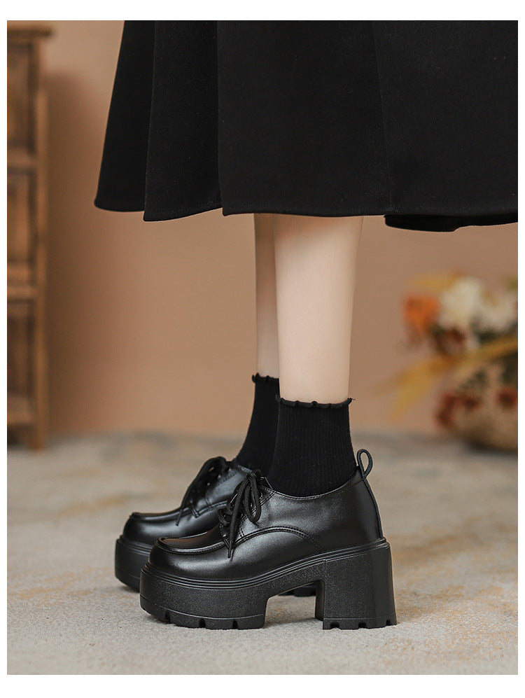 Sarah Express Chunky Lace-Up Platform Loafers