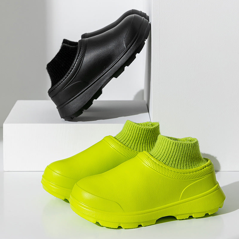 Sarah Express Waterproof EVA Platform Slip-On Slippers