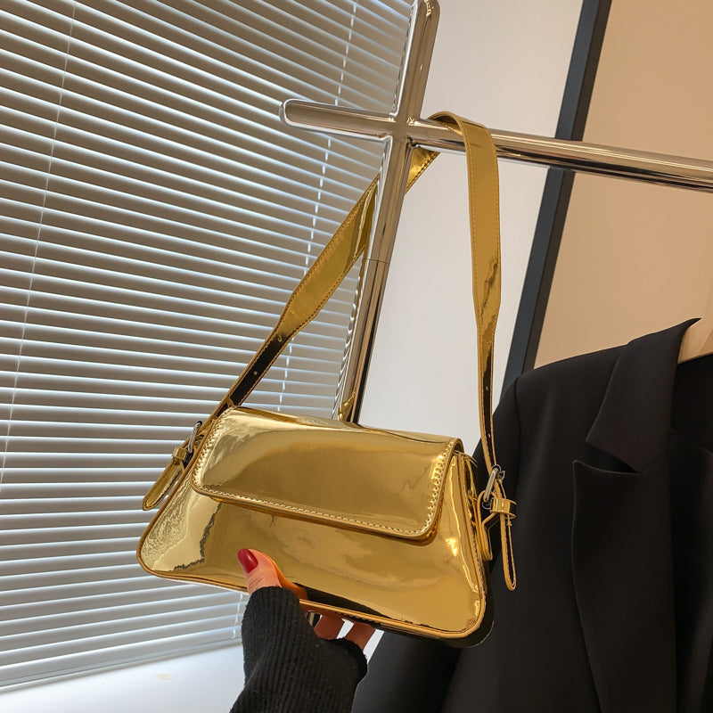 Sarah Express Compact Metallic Finish Shoulder Messenger Bag