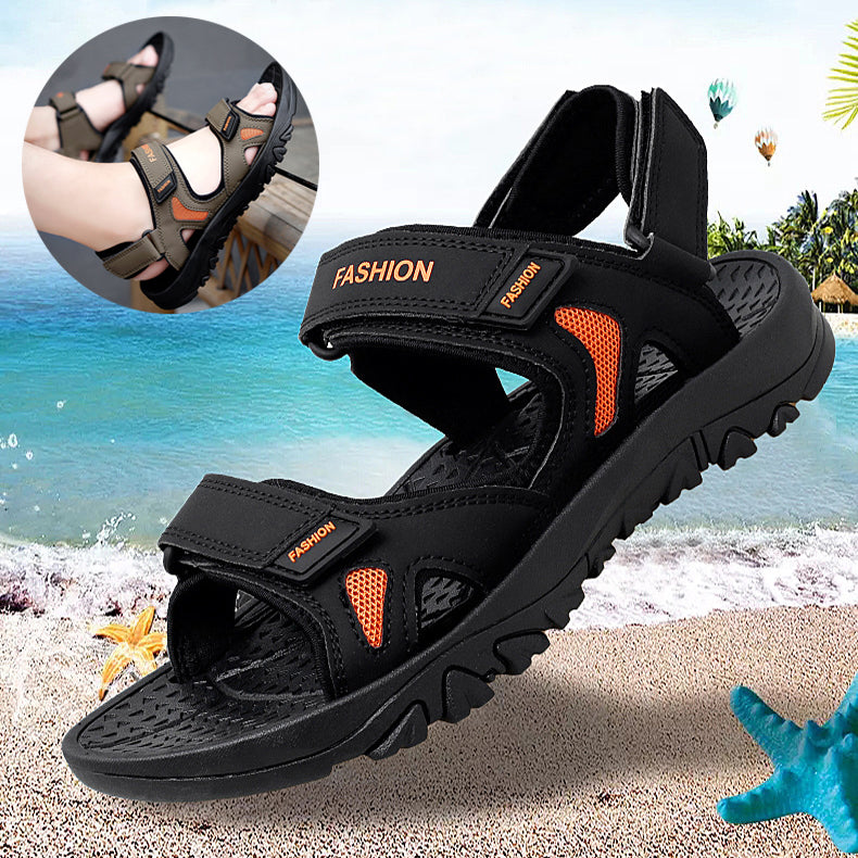 Sarah Express Men's Breathable Velcro Beach Sandals