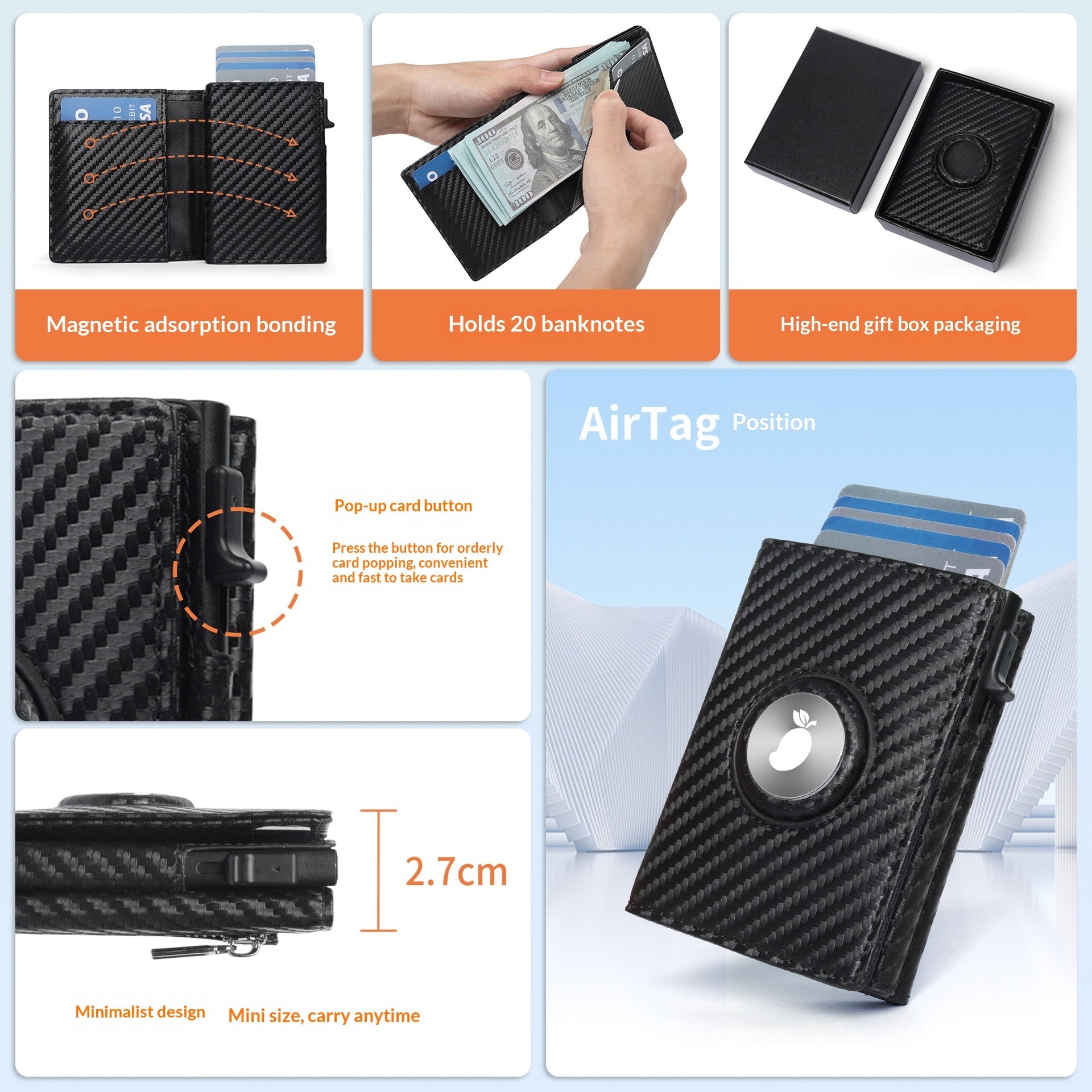 Sarah Express RFID Protected Trifold Leather Wallet