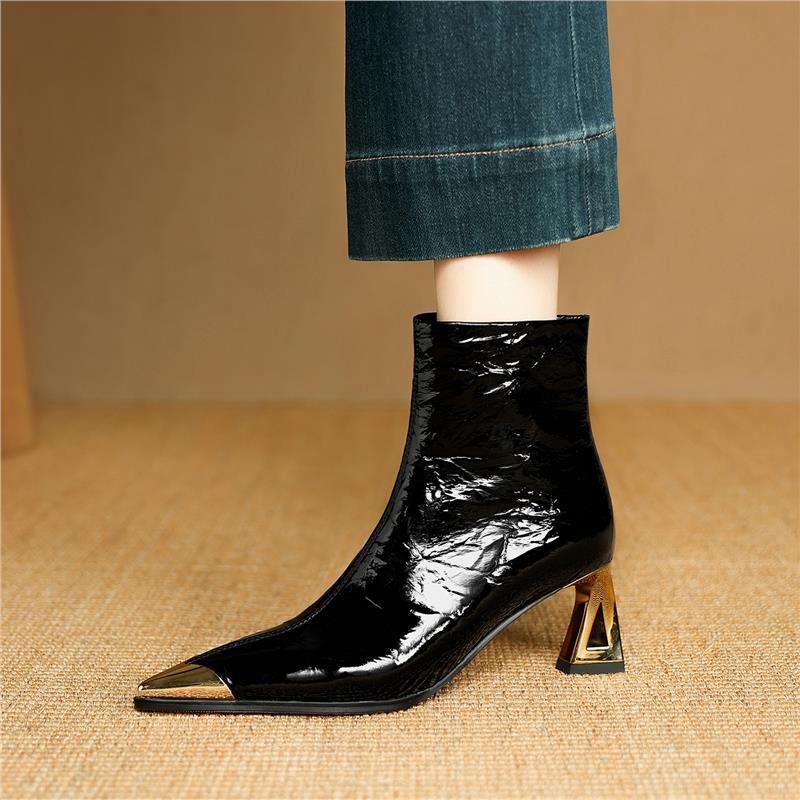 Sarah Express Pointed-Toe Stiletto Ankle Boots