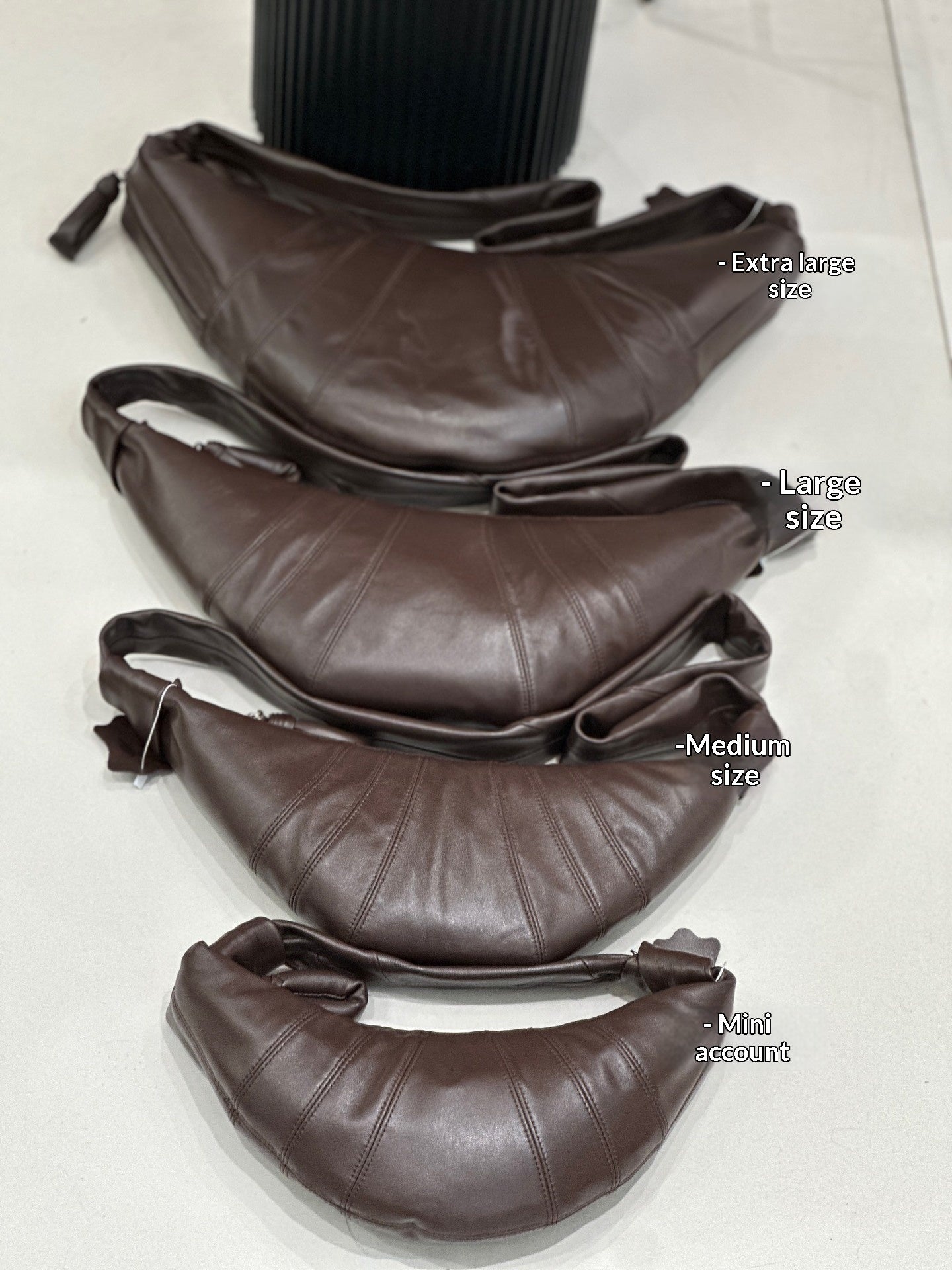 Sarah Express Sheep Leather Dumpling Crossbody Bag Coffee Medium