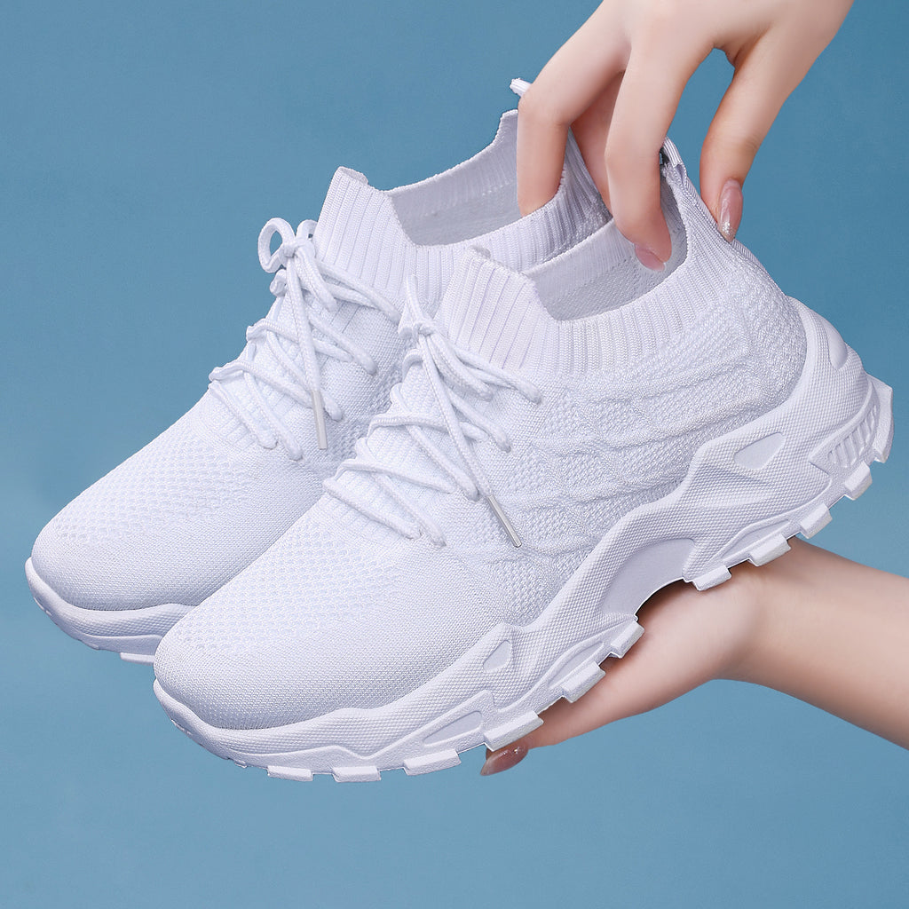 Sarah Express Women's Height Increasing Flyknit Dad Sneakers