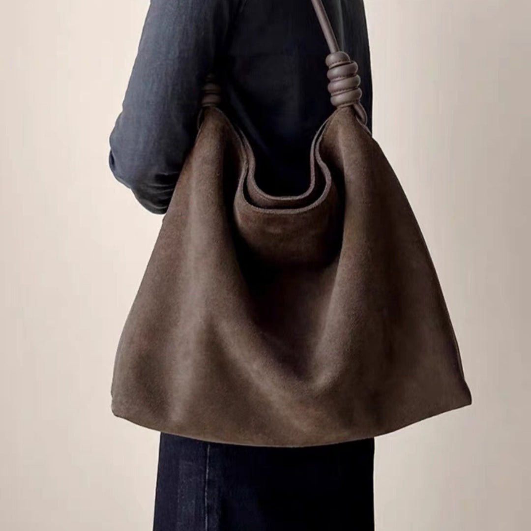 Sarah Express Large Capacity Genuine Leather Shoulder Bag