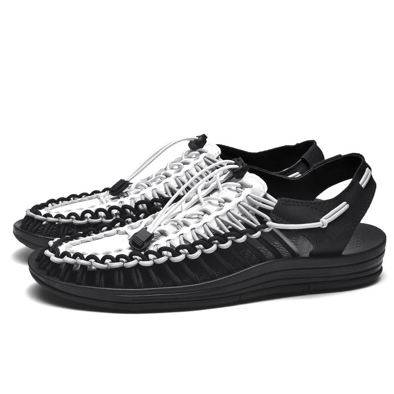 Sarah Express Unisex Handmade Woven Closed-Toe Beach Sandals