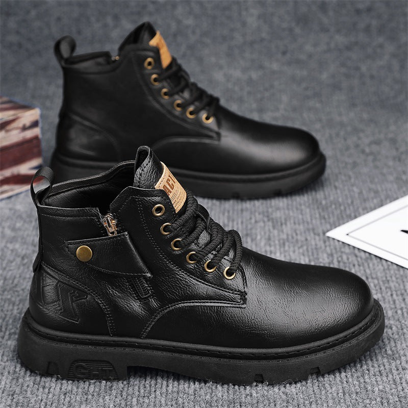 Sarah Express Retro British Style Men's Martin Boots
