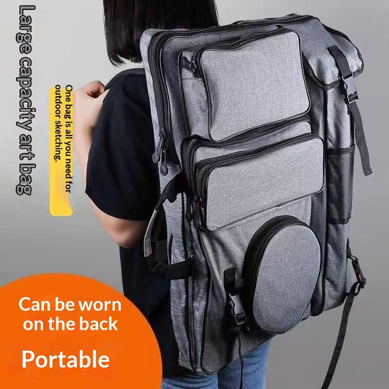 Sarah Express Large Canvas Art Drawing Backpack