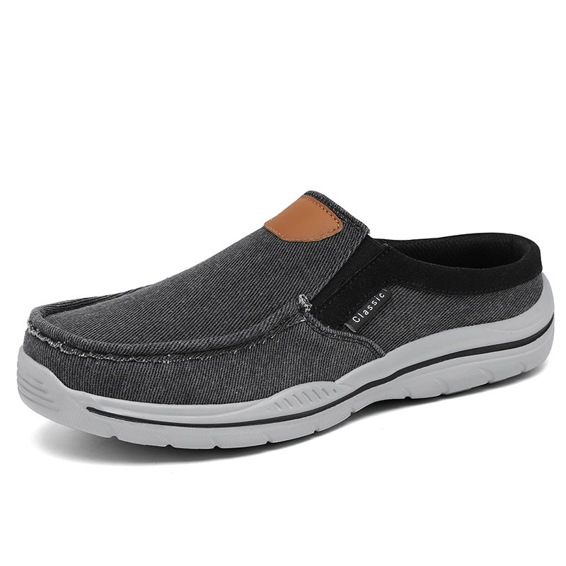 Men's Casual Canvas Slip-On Mules – product detail alternate view 5