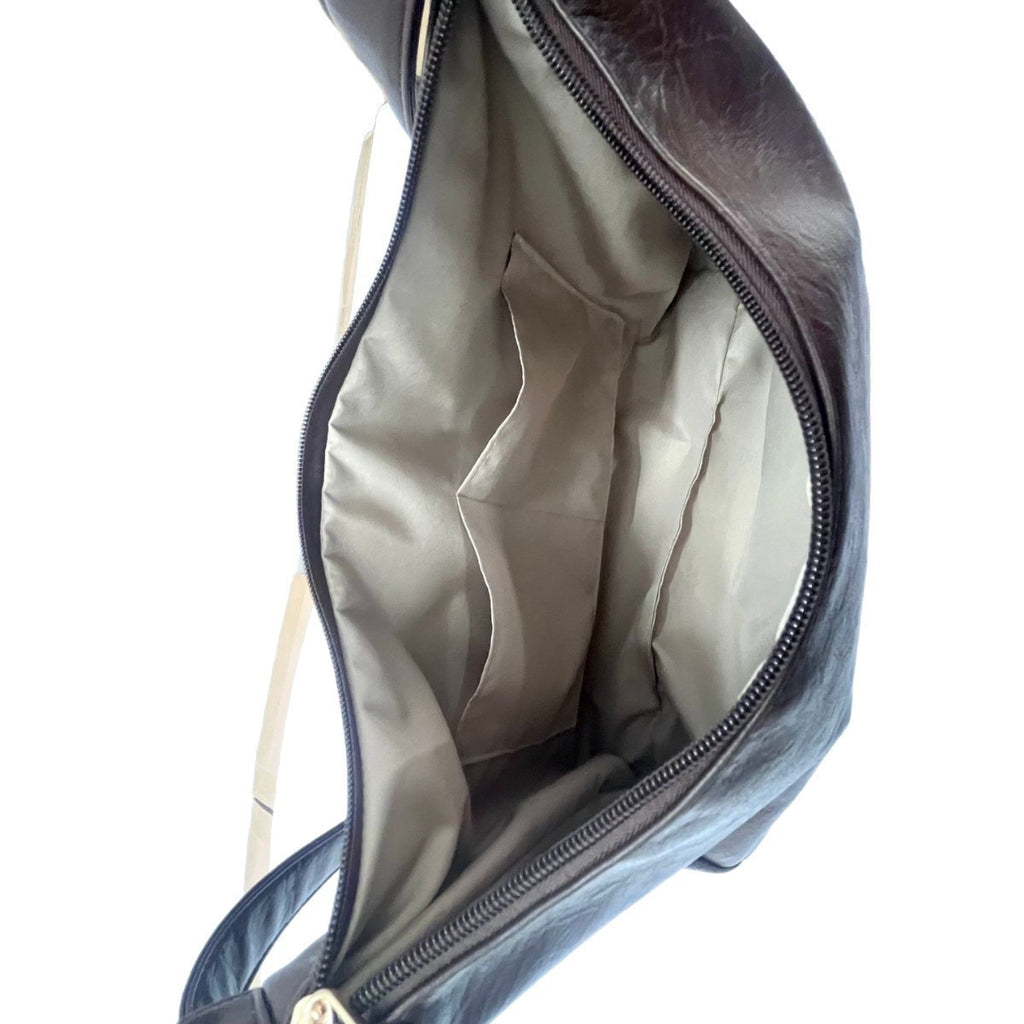 Sarah Express PU Leather Crossbody Bag with Adjustable Strap