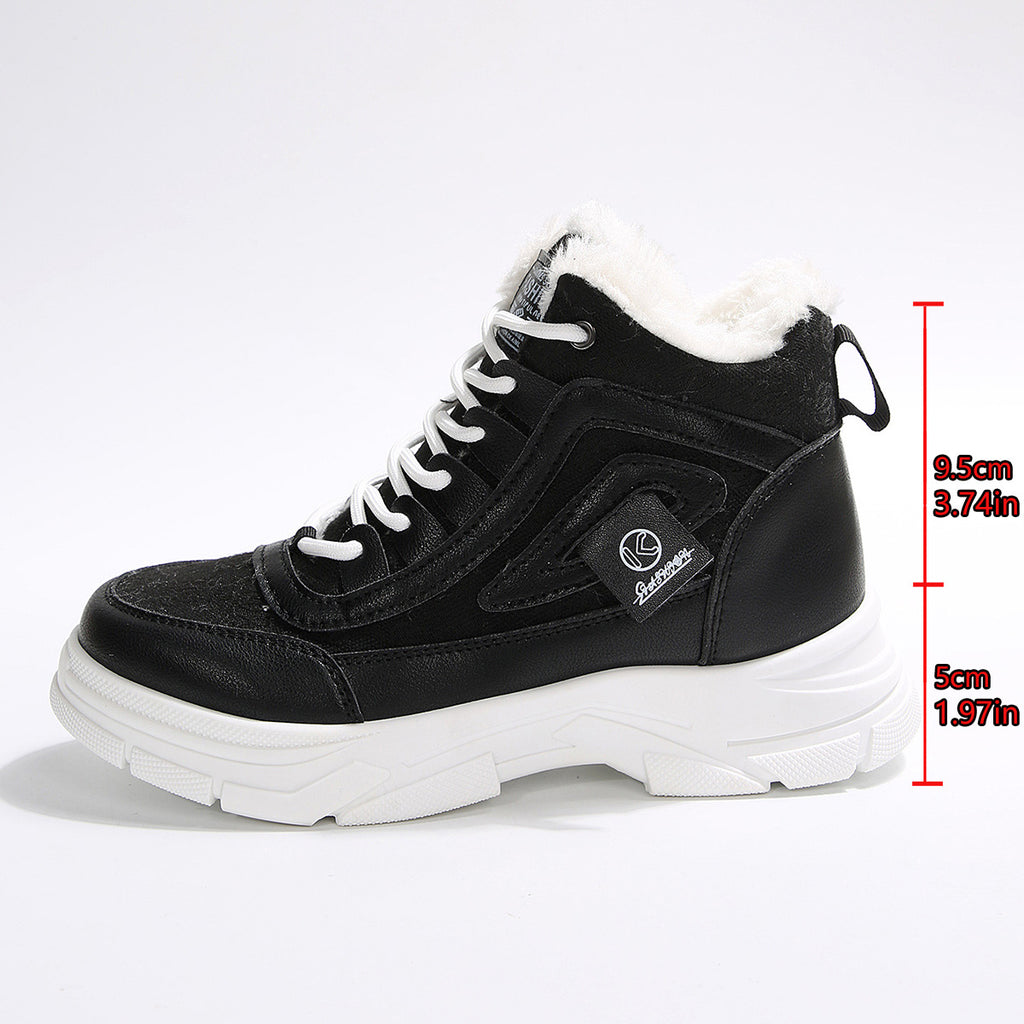 Sarah Express Fleece-Lined High-Top Platform Winter Boots