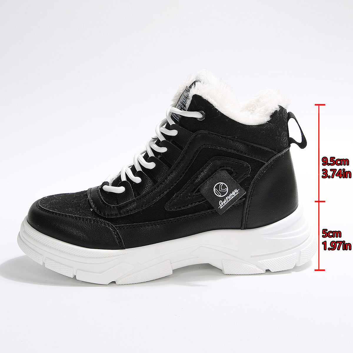 Sarah Express Fleece-Lined High-Top Platform Winter Boots