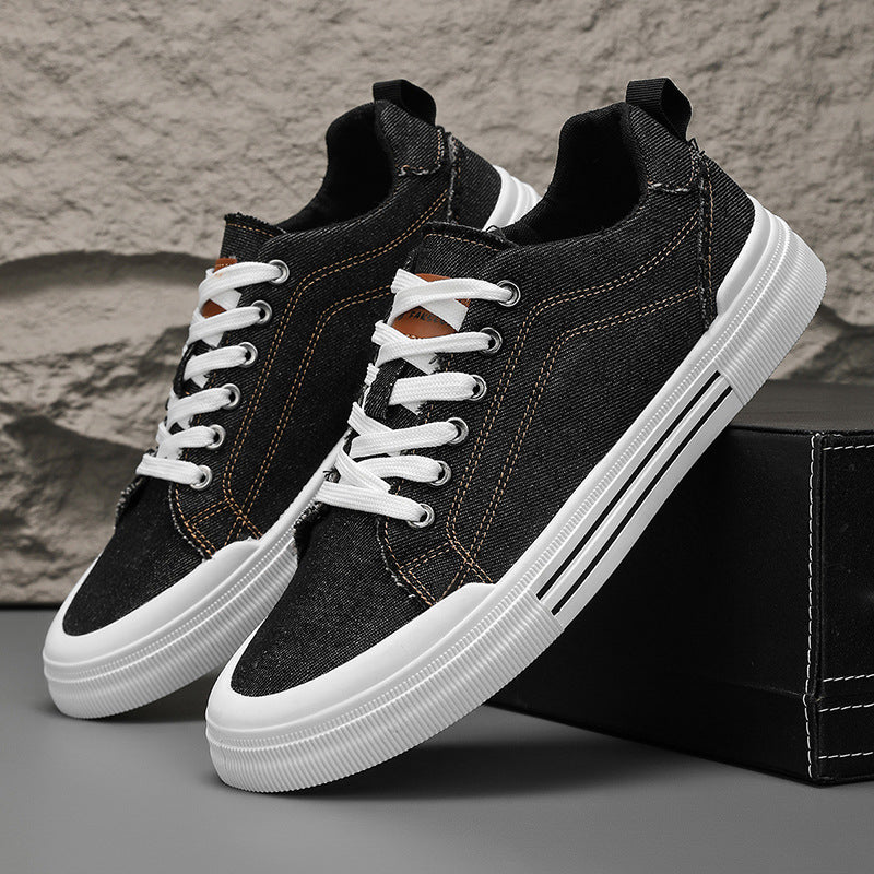 Sarah Express Men's Breathable Canvas Casual Sneakers