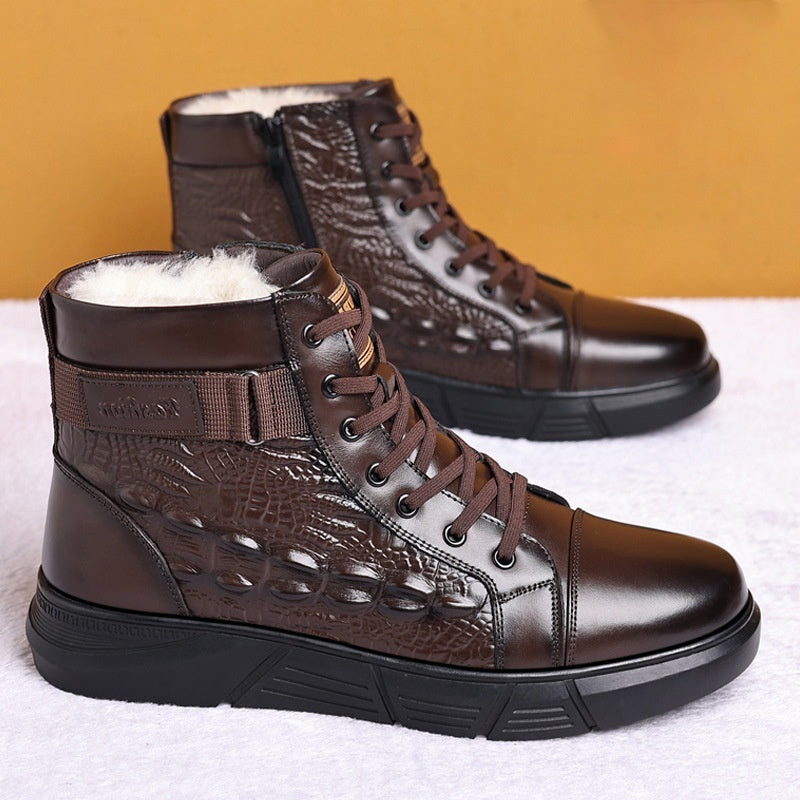 Sarah Express Fur Lined Lace Up Winter Boots