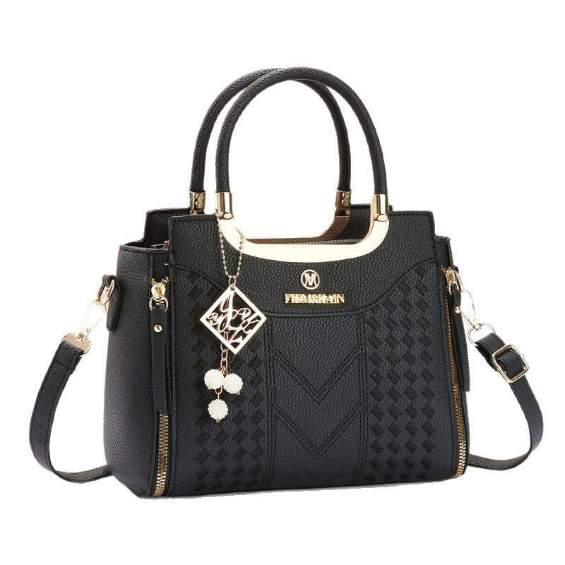 Sarah Express Embroidered Thread Structured Crossbody Bag