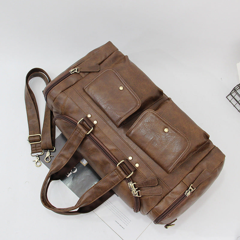 Sarah Express Vintage Large Capacity Duffel Gym Bag