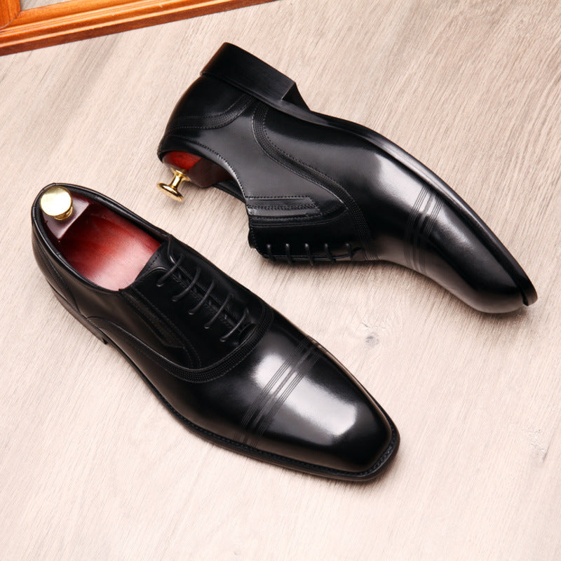 Sarah Express Men's Formal Leather Oxford Shoes