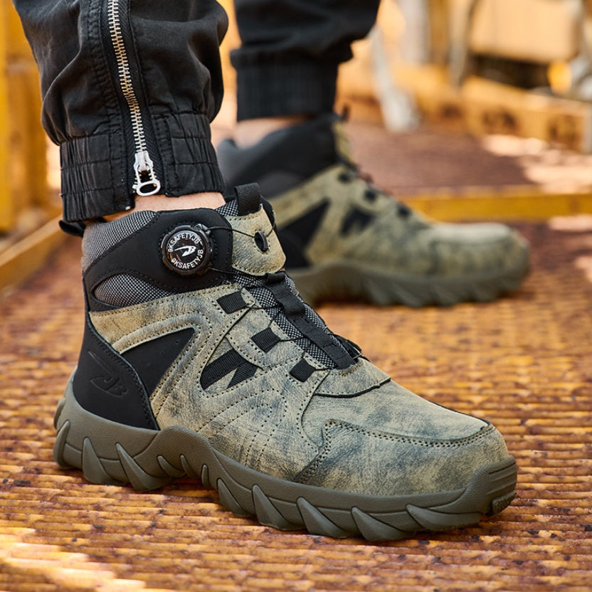 Sarah Express Men's Steel Toe Safety Work Boots