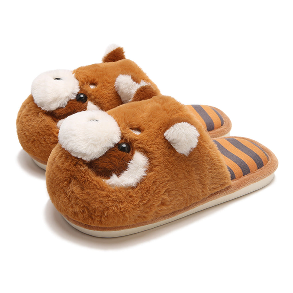Sarah Express Women's Cartoon Fuzzy Indoor House Slippers
