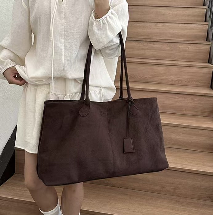 Sarah Express Retro Matte Large Capacity Tote Bag