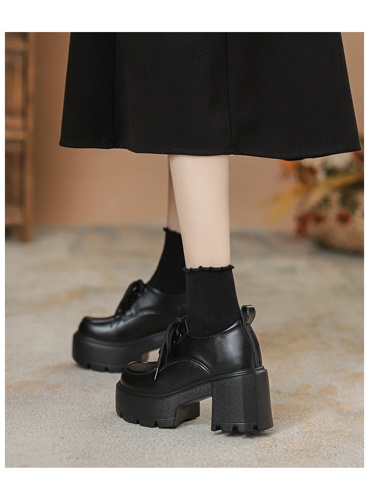 Sarah Express Chunky Lace-Up Platform Loafers