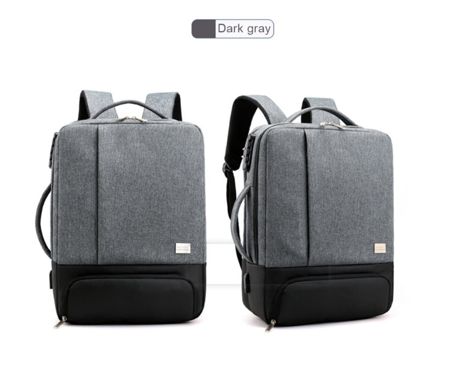 Sarah Express Anti-Theft Laptop Backpack with Shoe Compartment