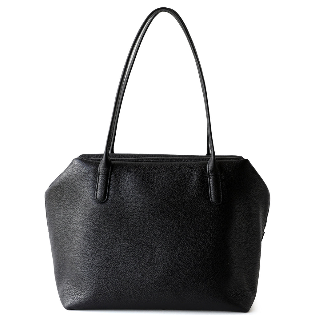 Sarah Express Genuine Leather Vertical Shoulder Handbag