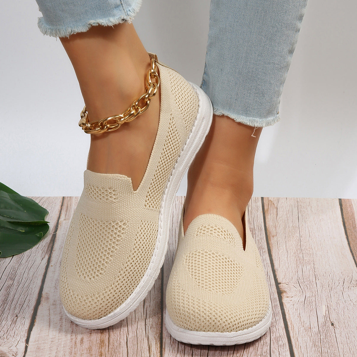 Sarah Express Breathable Mesh Slip-On Flat Loafers