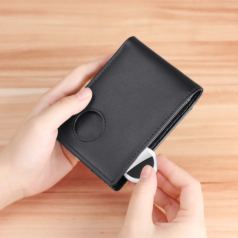 Sarah Express Leather Tracker Wallet with Card Slots