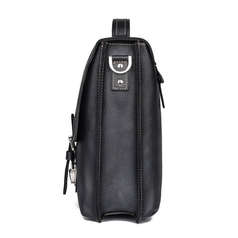 Sarah Express Retro Leather Laptop Business Briefcase