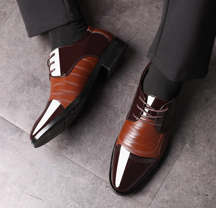 Men's Pointed Toe Business Dress Shoes – pointed toe detail alternate view 8