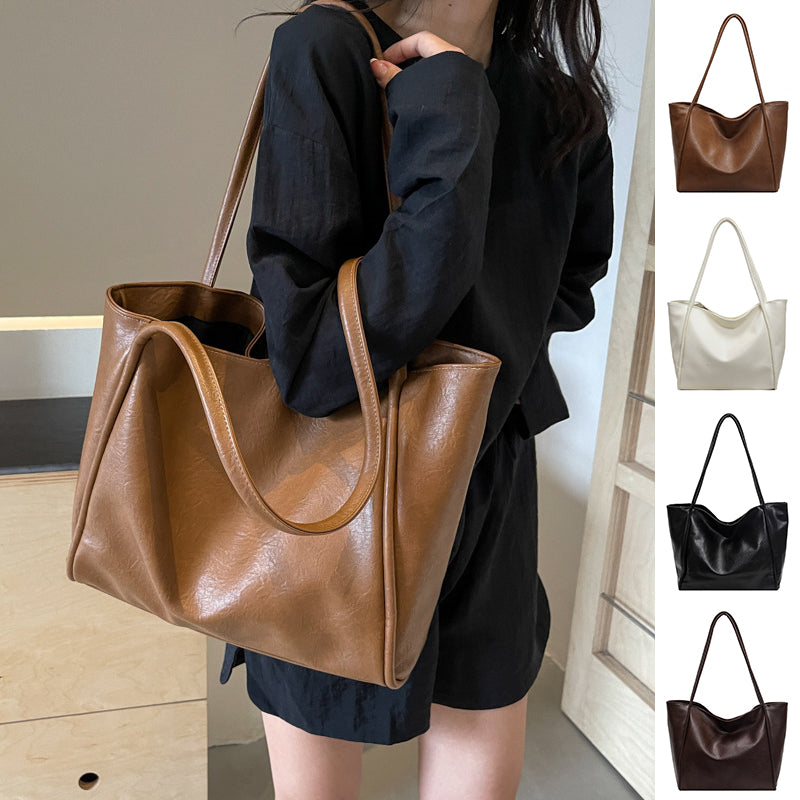 Sarah Express Soft Leather Shoulder Bag Commuter Tote