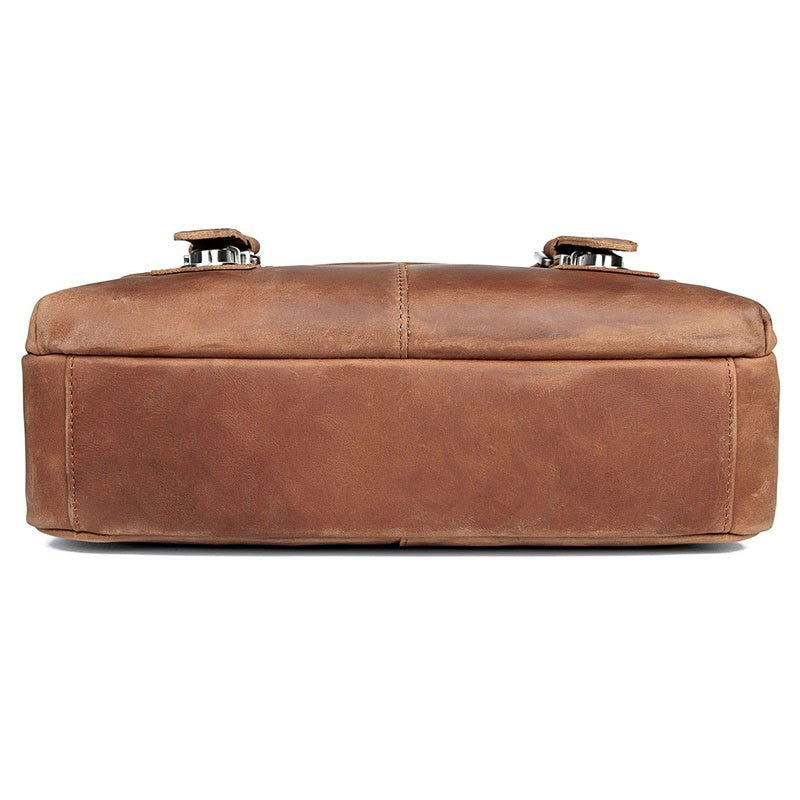 Sarah Express Vintage Leather Men's Crossbody Messenger Bag